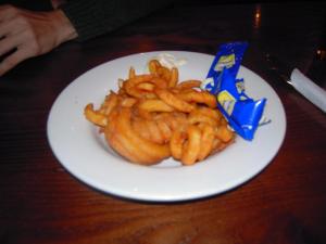 plato de curly fries londres