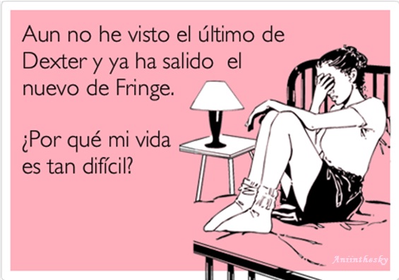 Problemas de hoy: Las series online