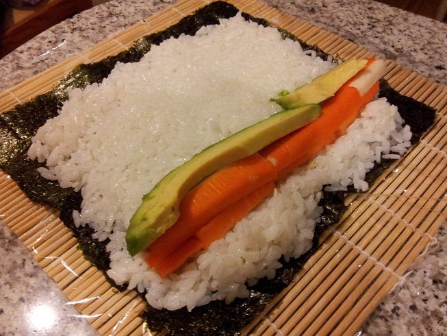 hacer sushi casero
