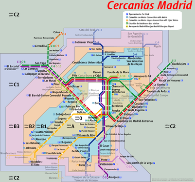 plano cercanías madrid
