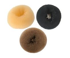 donut para el pelo, moños altos