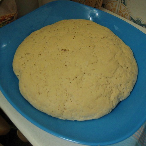 masa de pizza a mano