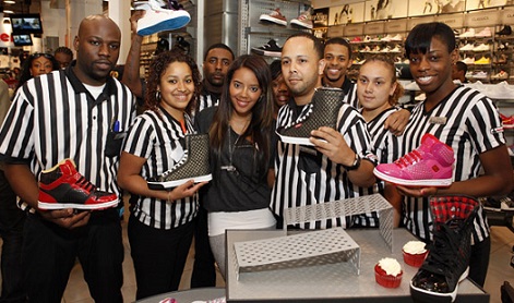 foot locker uniform negro y blanco