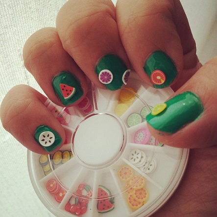 uñas fimo nail art fimo