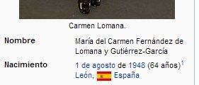 carmen lomana wikipedia edad