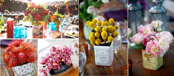 centros de mesa para bodas rusticas