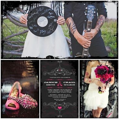 ideas rock wedding boda rockera