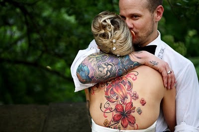 novios boda tatuajes