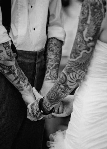 tatuajes en la boda