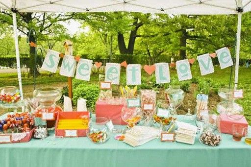 buffet candy bar mensaje