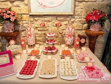 candy bar buffet