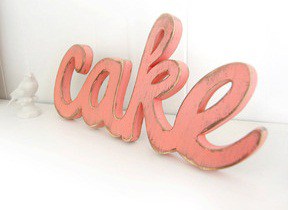 decoracion con letras boda