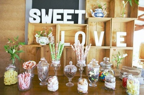 letras para candy bar