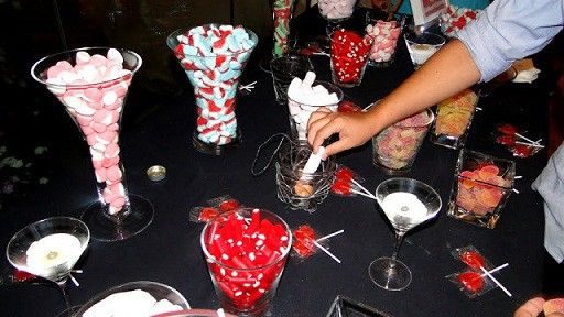 mesa de gominolas candy bar