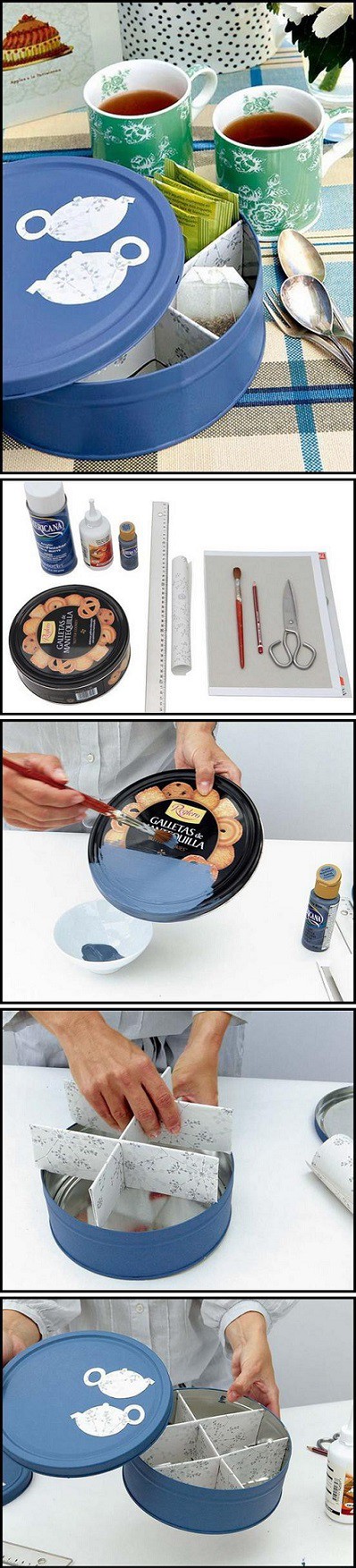 Un organizador de infusiones que querrás en tu casa: DIY