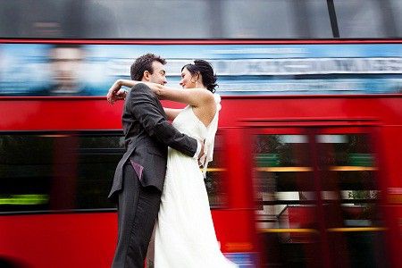 novios en londres boda