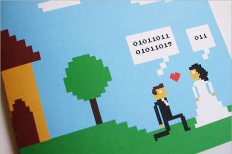 invitación boda geek