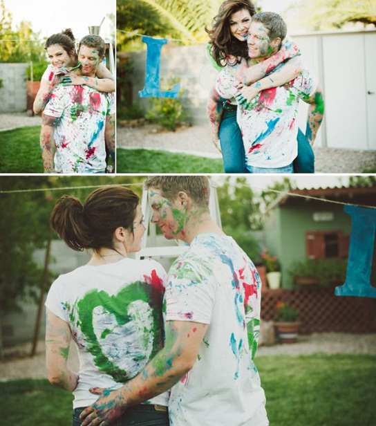 sesión boda pintura novios by Chantel Marie - 2