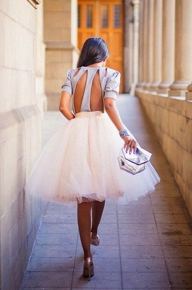 invitada boda tul falda by ohmylookbook