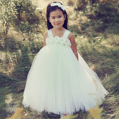 tutu tul boda niña