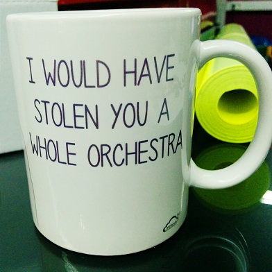 Una taza personalizada que merecía la pena hacer :)