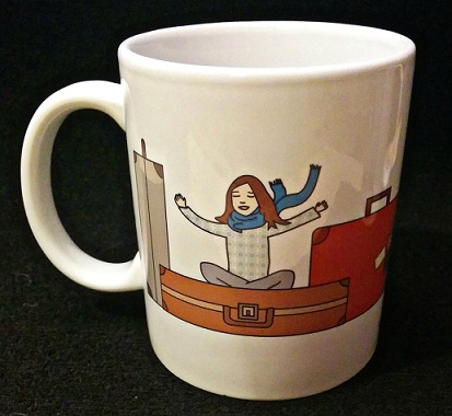 Una taza personalizada para Elena la viajera