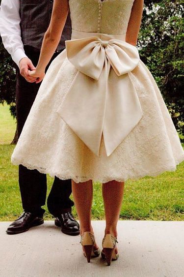 Lazos, novias y espaldas muy cuquisexyrománticas