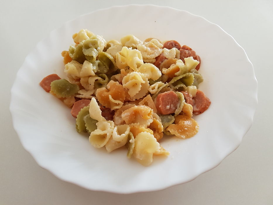 Pasta carbonara de dieta. Receta sana y rápida